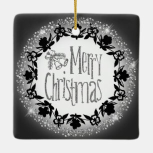 Ornement En Céramique para navidad con decoración