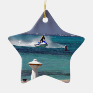 Ornement En Céramique Paradis du Jet Ski