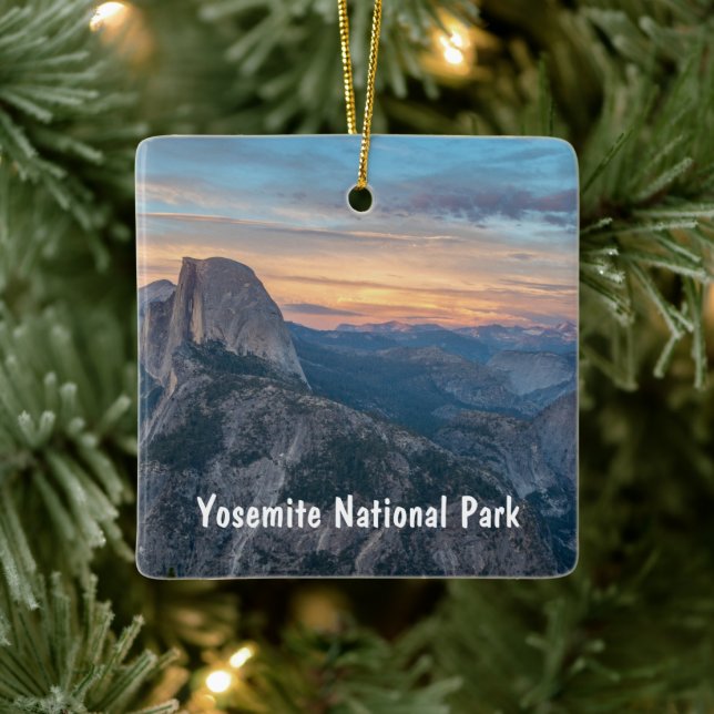 Ornement En Céramique Parc national de Yosemite Demi-Dôme (Arbre)
