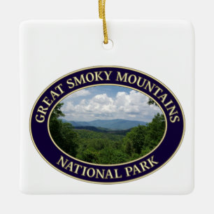 Ornement En Céramique Parc national des Great Smoky Mountains dans le Te