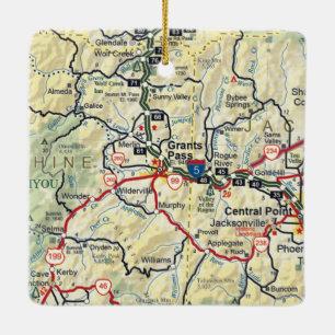 Ornement En Céramique Pass Subventions OU carte Vintage