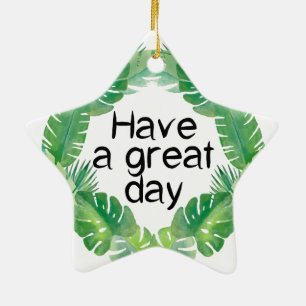 Ornement En Céramique passer une bonne journée