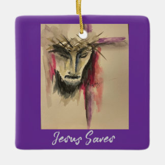 Ornement En Céramique Passion of Christ Ceramic Ornament