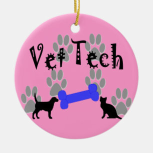 Ornement En Céramique Pattes et os d'ornement de Noël de technologie de