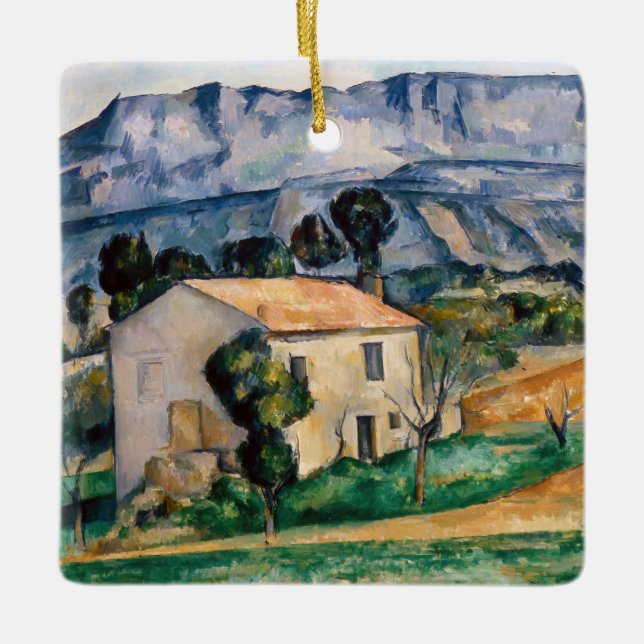 Ornement En Céramique Paul Cezanne - Maison en Provence (Devant)