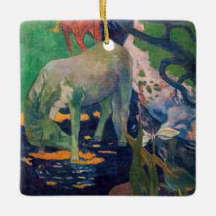 Ornement En Céramique Paul Gauguin - Le Cheval Blanc
