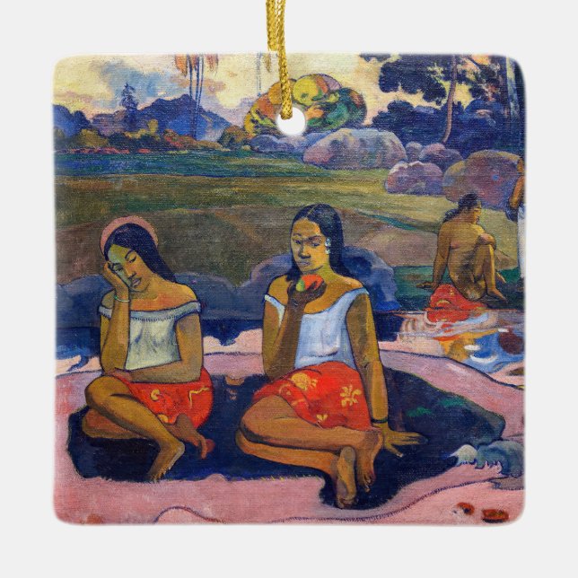Ornement En Céramique Paul Gauguin - Printemps sacré, Rêves doux (Devant)