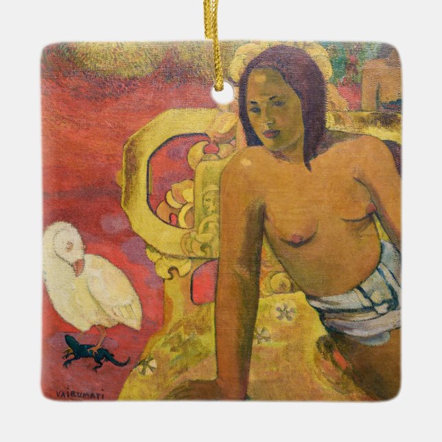 Ornement En Céramique Paul Gauguin - Vairumati (Devant)