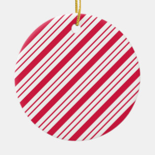 Ornement En Céramique Peppermenthe Noël Bonbon Ornament