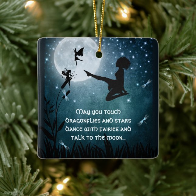 Ornement En Céramique Personnalisé May You Dance avec Fairies Irish Danc (Arbre)