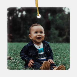 Ornement En Céramique Personnalisé Personnalisé Votre Propre Photo