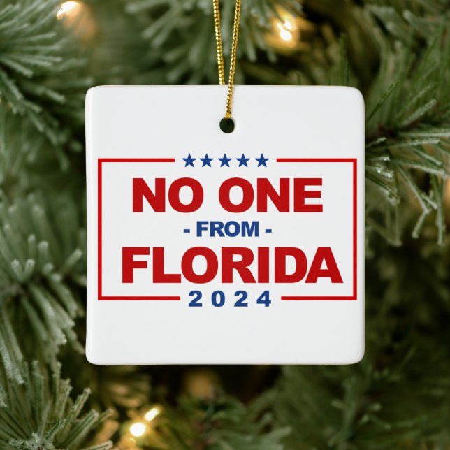Ornement En Céramique Personne de Floride 2024 (Arbre)
