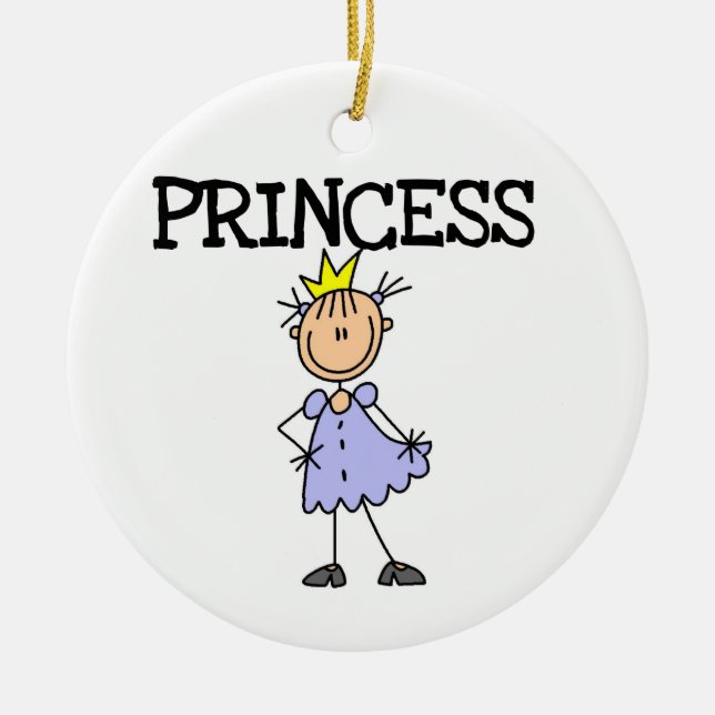 Ornement En Céramique Petite princesse (Devant)