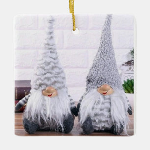 ORNEMENT EN CÉRAMIQUE *PETITS GNOMES* DE NOËL