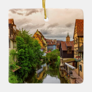 Ornement En Céramique Peu de Venise, petit Venise, à Colmar, la France