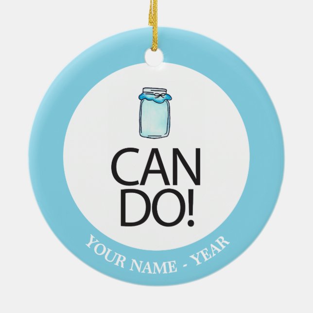 Ornement En Céramique Peut faire (Dos)