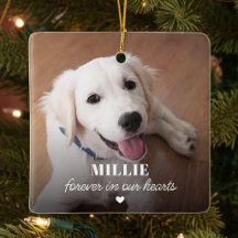 Photo de chien à jamais dans nos cœurs Mémorial po
