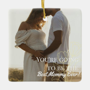 Ornement En Céramique Photo Pregnancy Maman à être