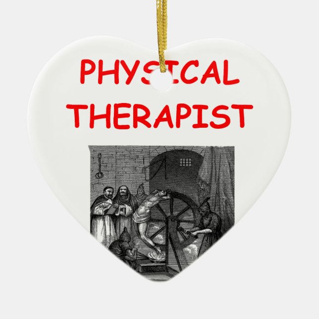 Ornement En Céramique physiothérapie (Devant)