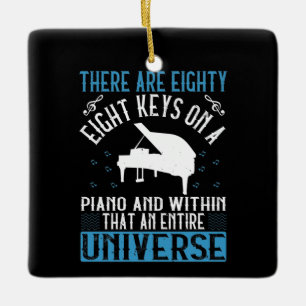 Ornement En Céramique Piano -