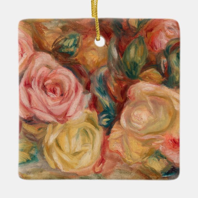 Ornement En Céramique Pierre-Auguste Renoir - Rose (Devant)
