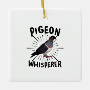 Ornement En Céramique Pigeon