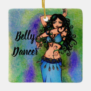 Ornement En Céramique Pisces Belly Dancer