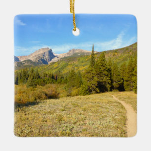 Ornement En Céramique Piste du lac Nymph au début de l'automne