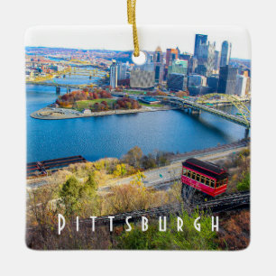 Ornement En Céramique Pittsburgh Skyline