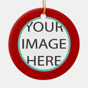 Ornement En Céramique PixDezines do-it-yourself couleurs/cadres photo/no