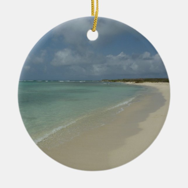 Ornement En Céramique Plage d'Aruba II Magnifique paysage naturel (Devant)