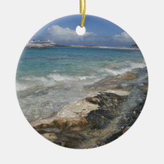 Ornement En Céramique Plage de Bahama