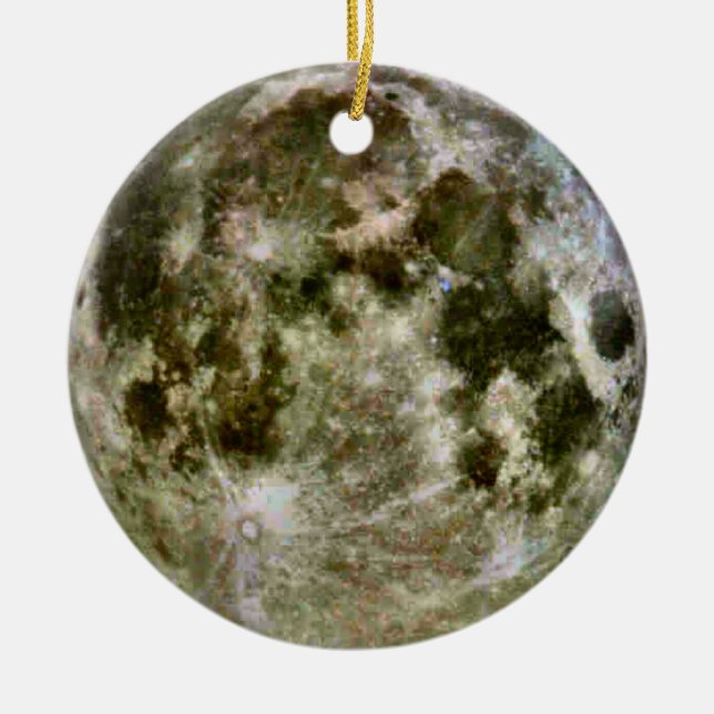 Ornement En Céramique Pleine lune (Devant)