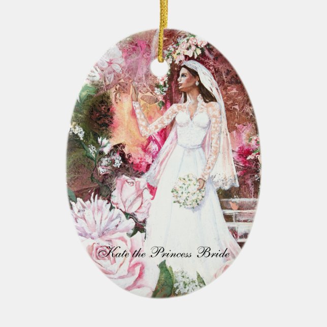 Ornement En Céramique PMACarlson Kate la princesse Bride Ornament (Devant)