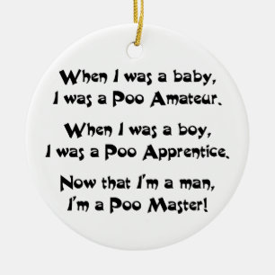 Ornement En Céramique Poo Master
