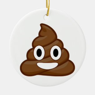 Ornement En Céramique poop emoji