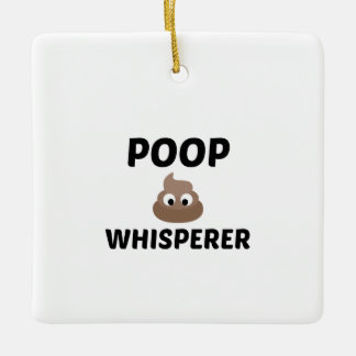 ORNEMENT EN CÉRAMIQUE POOP WHISPERER