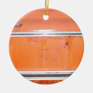 Ornement En Céramique Porte de camion Orange Chevy