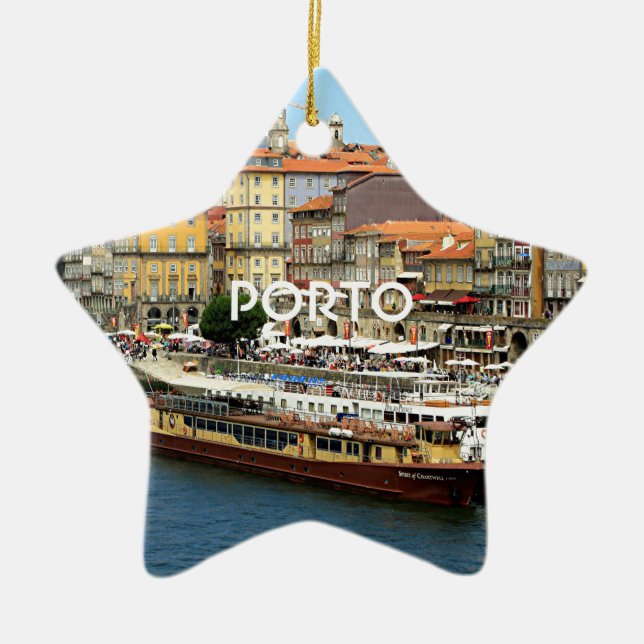 Ornement En Céramique Porto, Portugal (Devant)