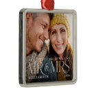 Premier Noël Comme M. & Mme Modern Couple Photo