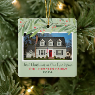 Ornement En Céramique Premier Noël dans notre nouvelle maison Photo de v