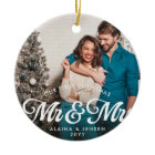 Premier Noël en tant que M. et Mme une photo