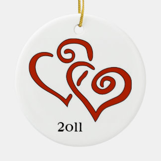 Ornement En Céramique Premier Noël ensemble 2011