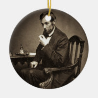 PRÉSIDENT ABRAHAM LINCOLN 1862 STEREOVIEW