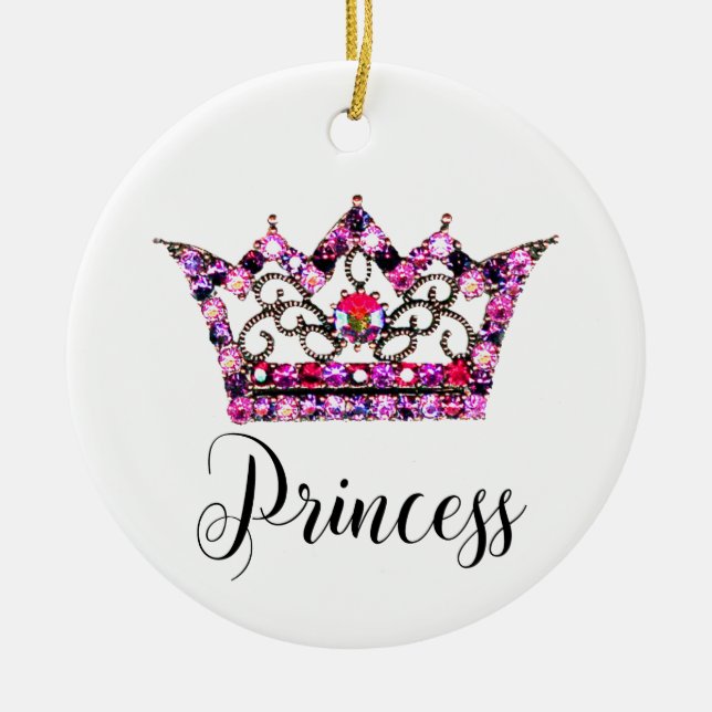 Ornement en céramique "Princesse" (Devant)