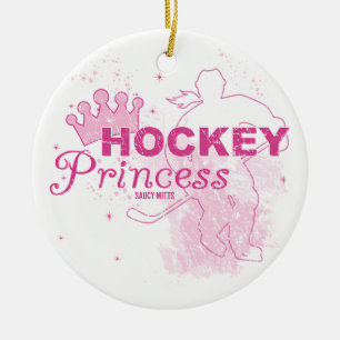 Ornement En Céramique Princesse d'hockey