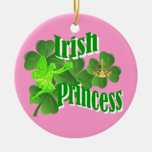 Ornement En Céramique princesse irlandaise