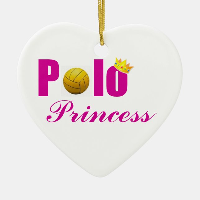 Ornement En Céramique Princesse Ornament de polo (Devant)