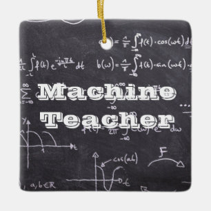 Ornement En Céramique Professeur de machine