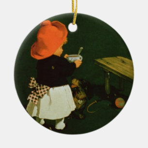 Ornement En Céramique Publicité par affichage pour le 'malt Coffee de